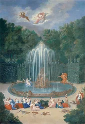 Les bosquets de Versailles. Vue de l
